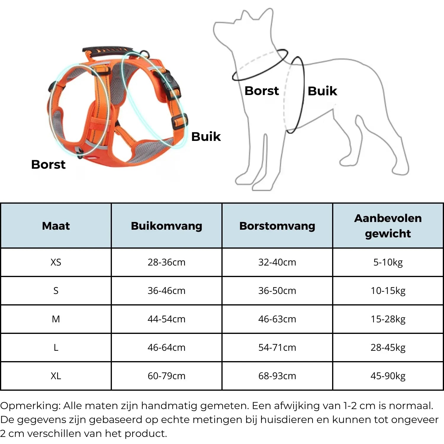 Hondenharnas & Riem Set